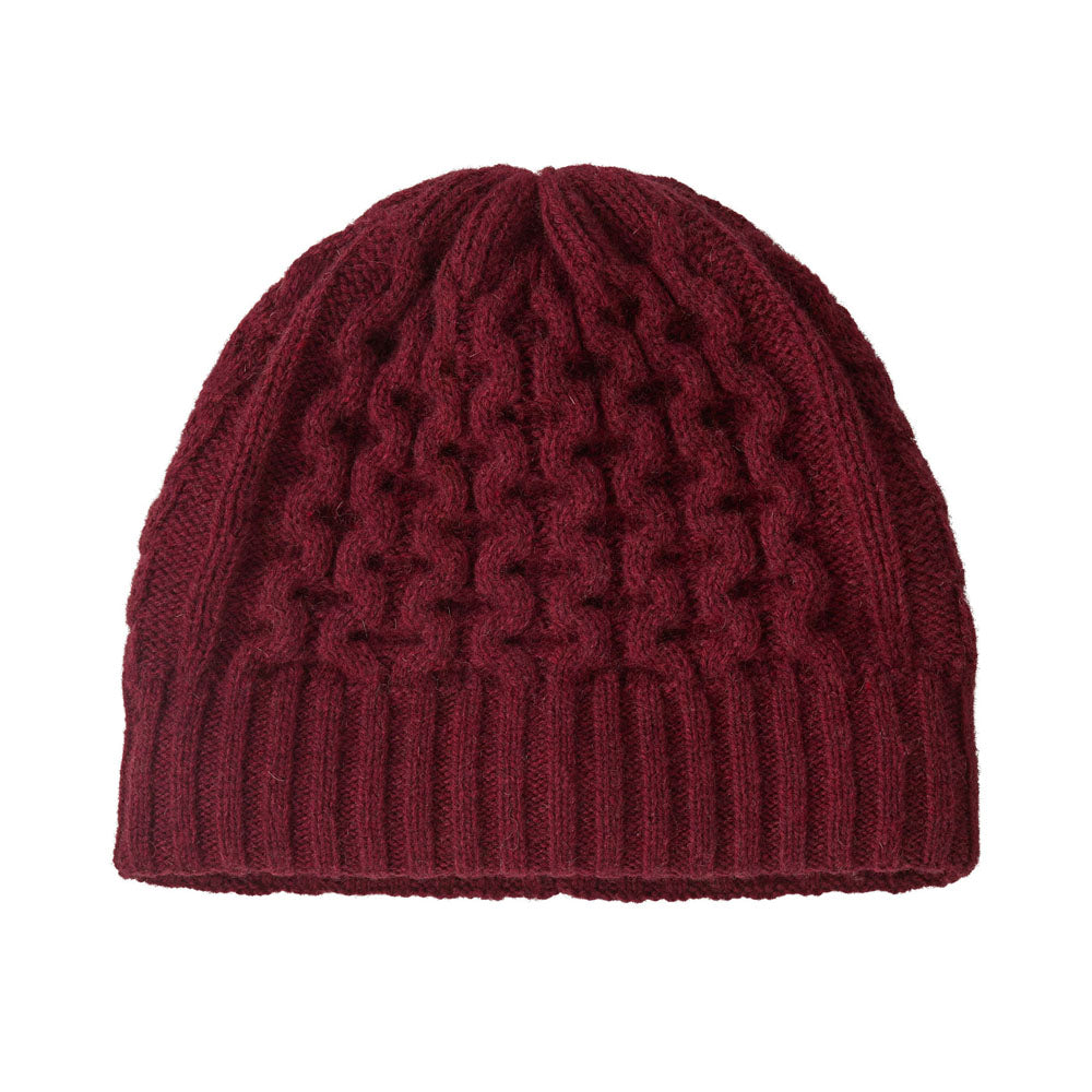 Patagonia Coastal Cable Beanie Dark Ruby