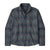 Patagonia Mens Long-Sleeved Lightweight Fjord Flannel Shirt Paw: molder Blue / S