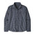 Patagonia Mens Long-Sleeved Lightweight Fjord Flannel Shirt Tracks: Sunken Blue