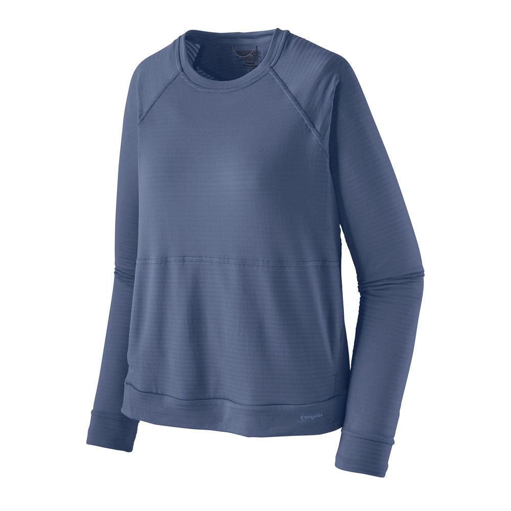 Patagonia Womens Long-Sleeved Capilene Thermal Crew Current Blue