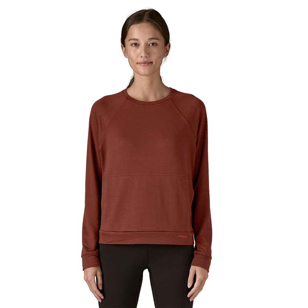 Patagonia Womens Long-Sleeved Capilene Thermal Crew Dried Vanilla