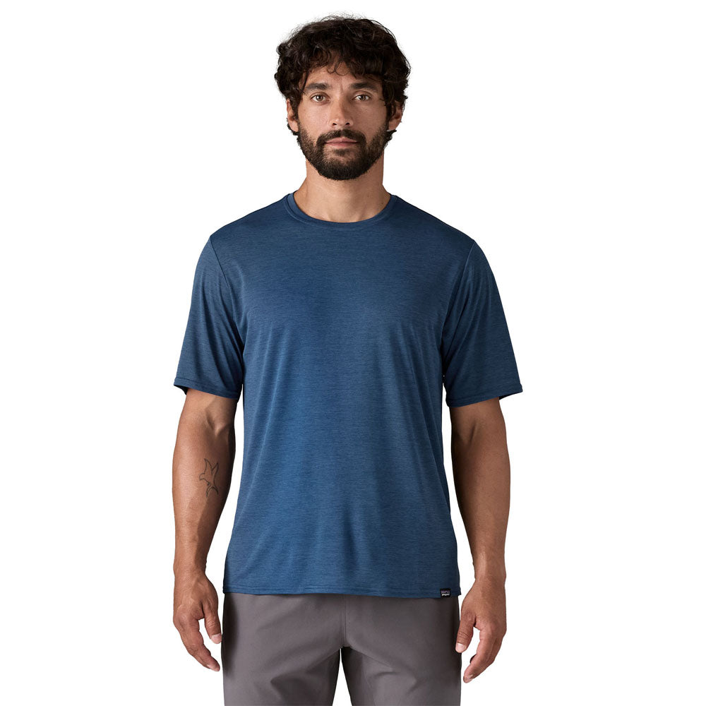Patagonia Mens Capilene Cool Daily Shirt Clement Blue - Light Clement Blue X-Dye