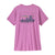 Patagonia Womens Capilene Cool Daily Graphic Shirt 73 Skyline: Brisk Purple X-Dye