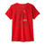 Patagonia Womens Capilene Cool Daily Graphic Shirt - Lands Clean Climb Roots: Sizzle Red X-Dye