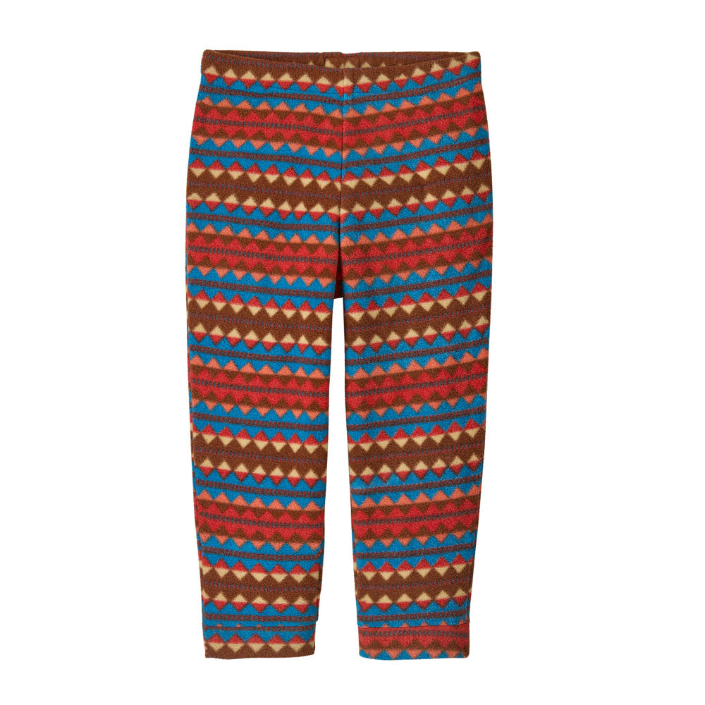 Patagonia Baby Micro D Bottoms Diamond Stripe: Sizzle Red