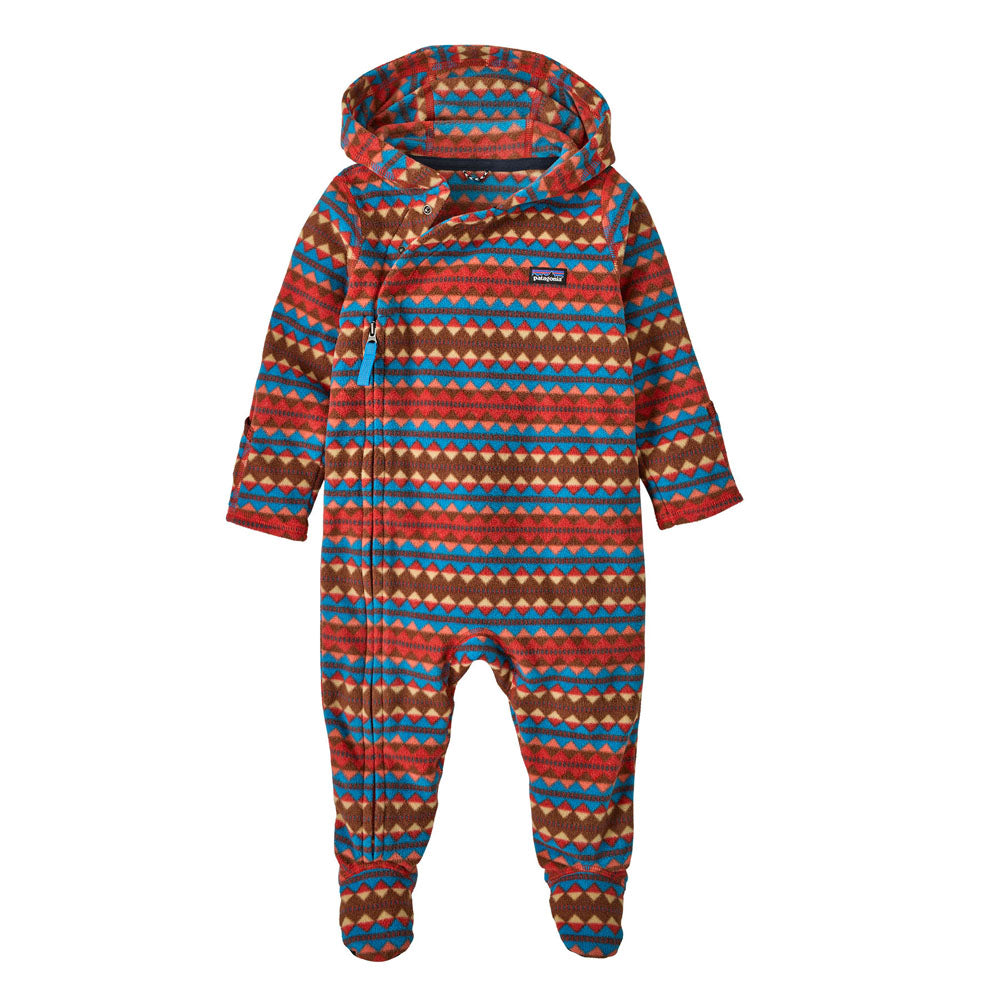 Patagonia Infant Micro D Bunting Diamond Stripe: Sizzle Red