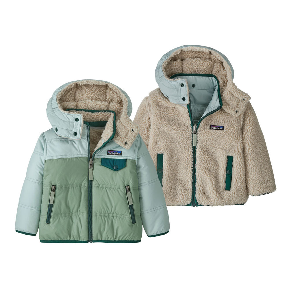 Patagonia Baby Reversible Tribbles Hoody Ellwood Green