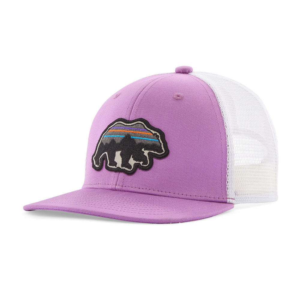 Patagonia Kids Trucker Hat Back for Good Bear: Brisk Purple