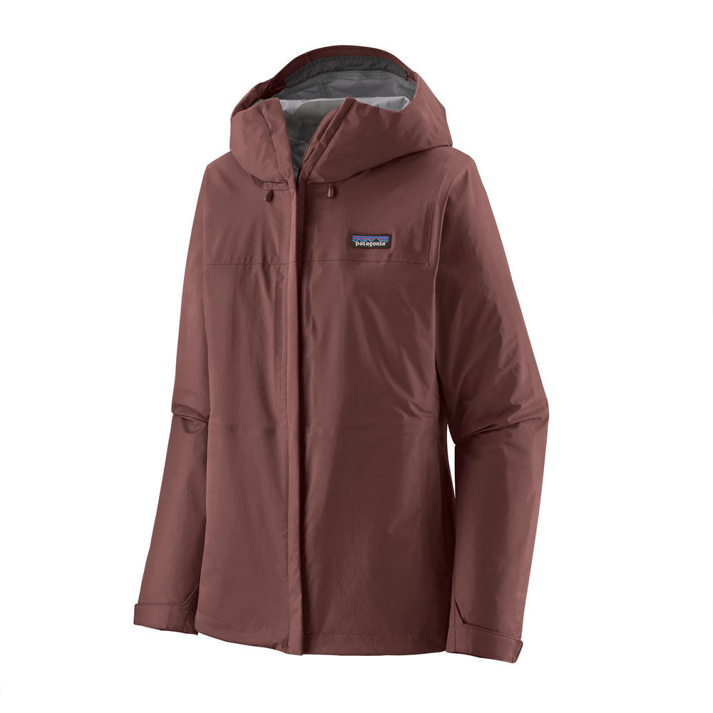 Patagonia Womens Torrentshell 3L Rain Jacket Dark Ruby