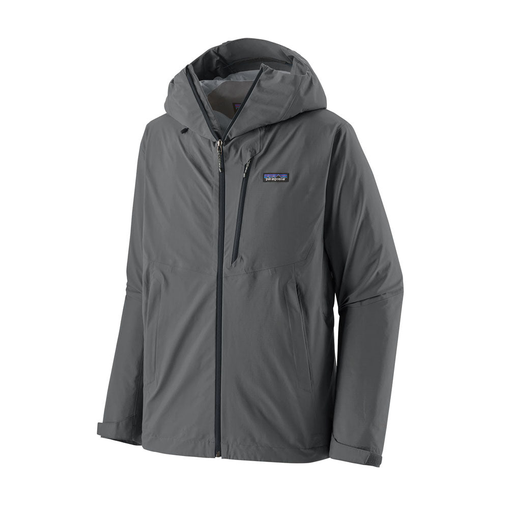 Patagonia Mens Granite Crest Rain Jacket Forge Grey w/Black