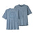 Patagonia Men's Capilene Cool Daily Graphic Shirt - Lands Spoke Stencil: Steam Blue X-Dye