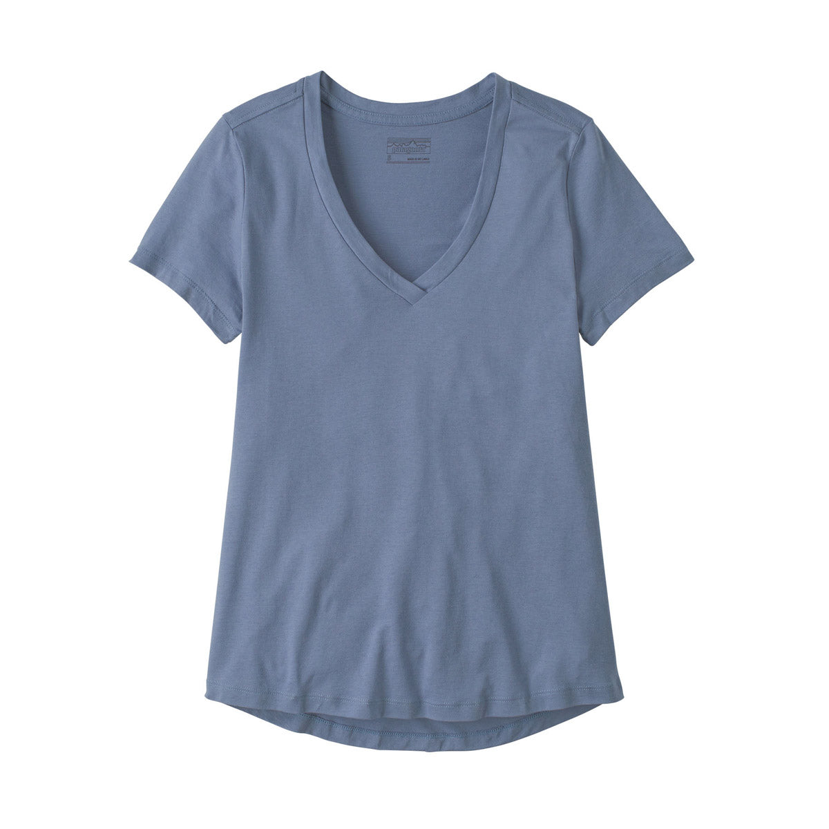 Patagonia Women&#39;s Side Current Tee ight Plume Grey / L