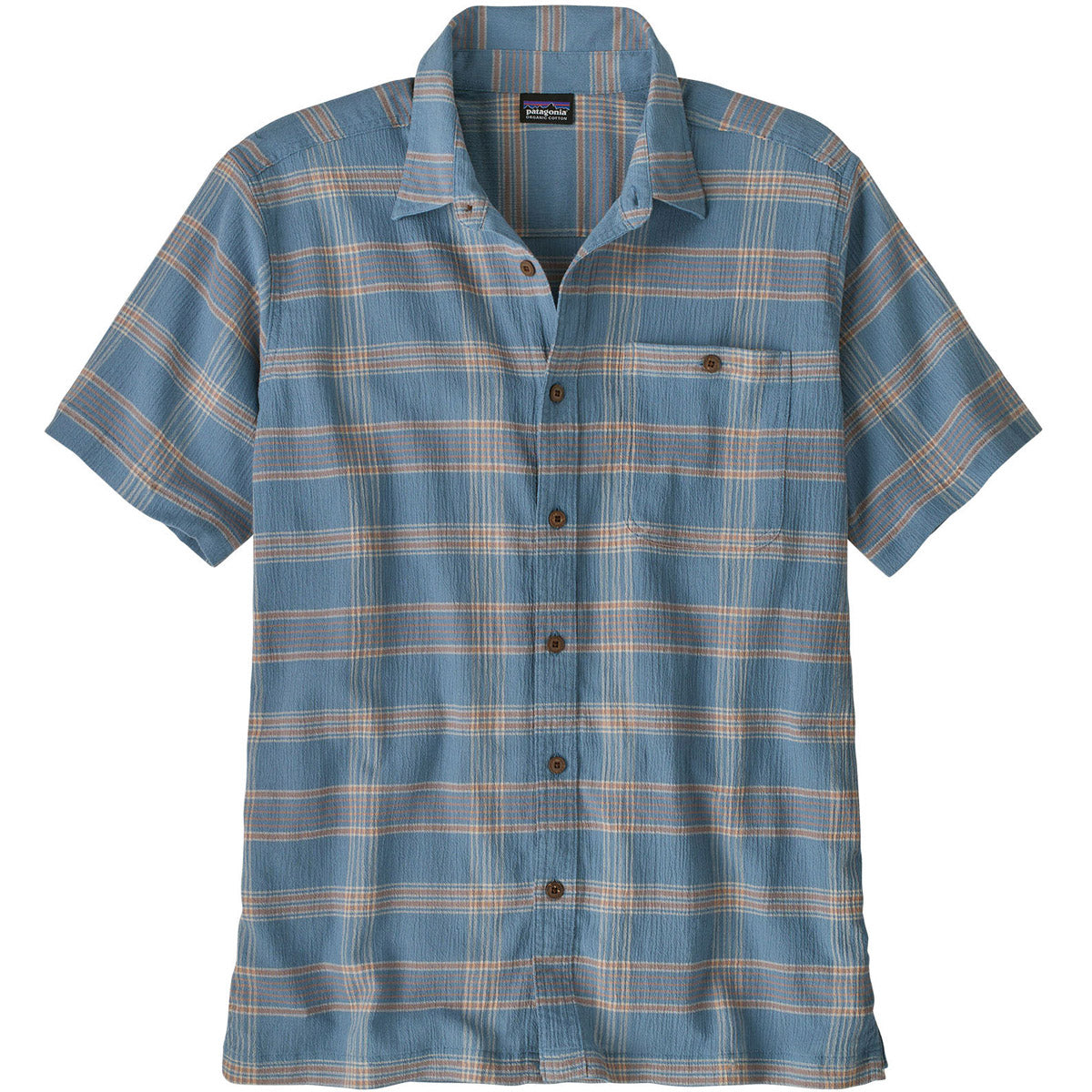 Patagonia Men's A/C Button Up Shirt Discovery: ight Plume Grey / L