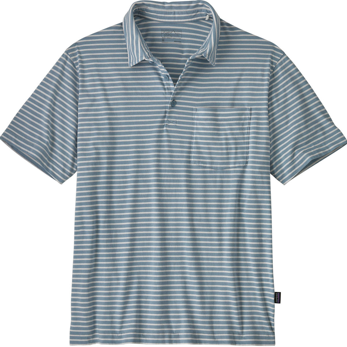 Patagonia Men&#39;s Cotton in Conversion Lightweight Pulloverlo Shirt Highlight: Light Plume Grey