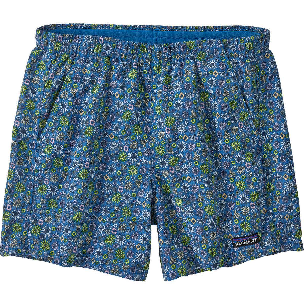 Patagonia Women's Baggies Shorts - 5" Floral Fun: Vessel Blue