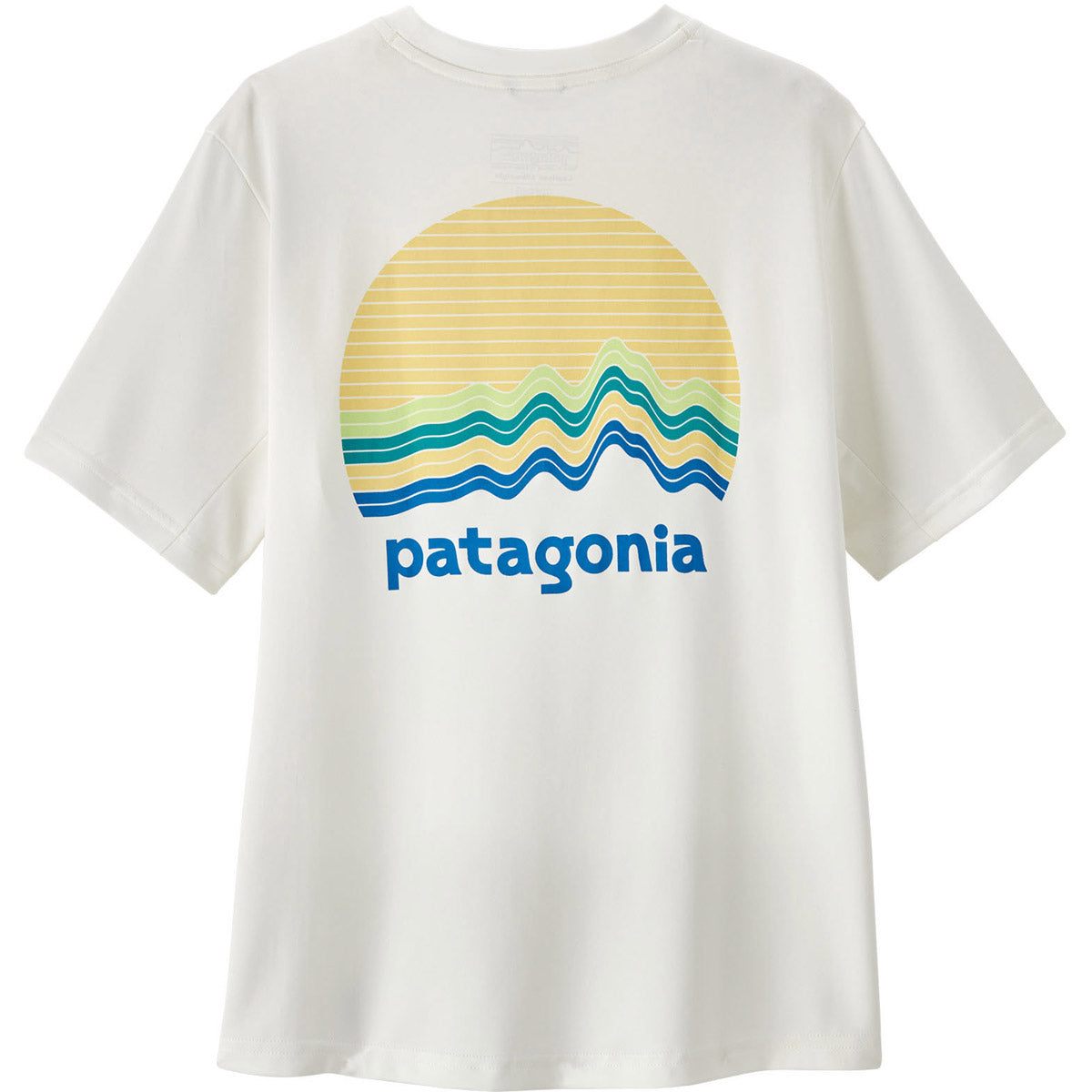 Patagonia Kids' Capilene Silkweight T-Shirt Ridge Rise oonlight: White / M