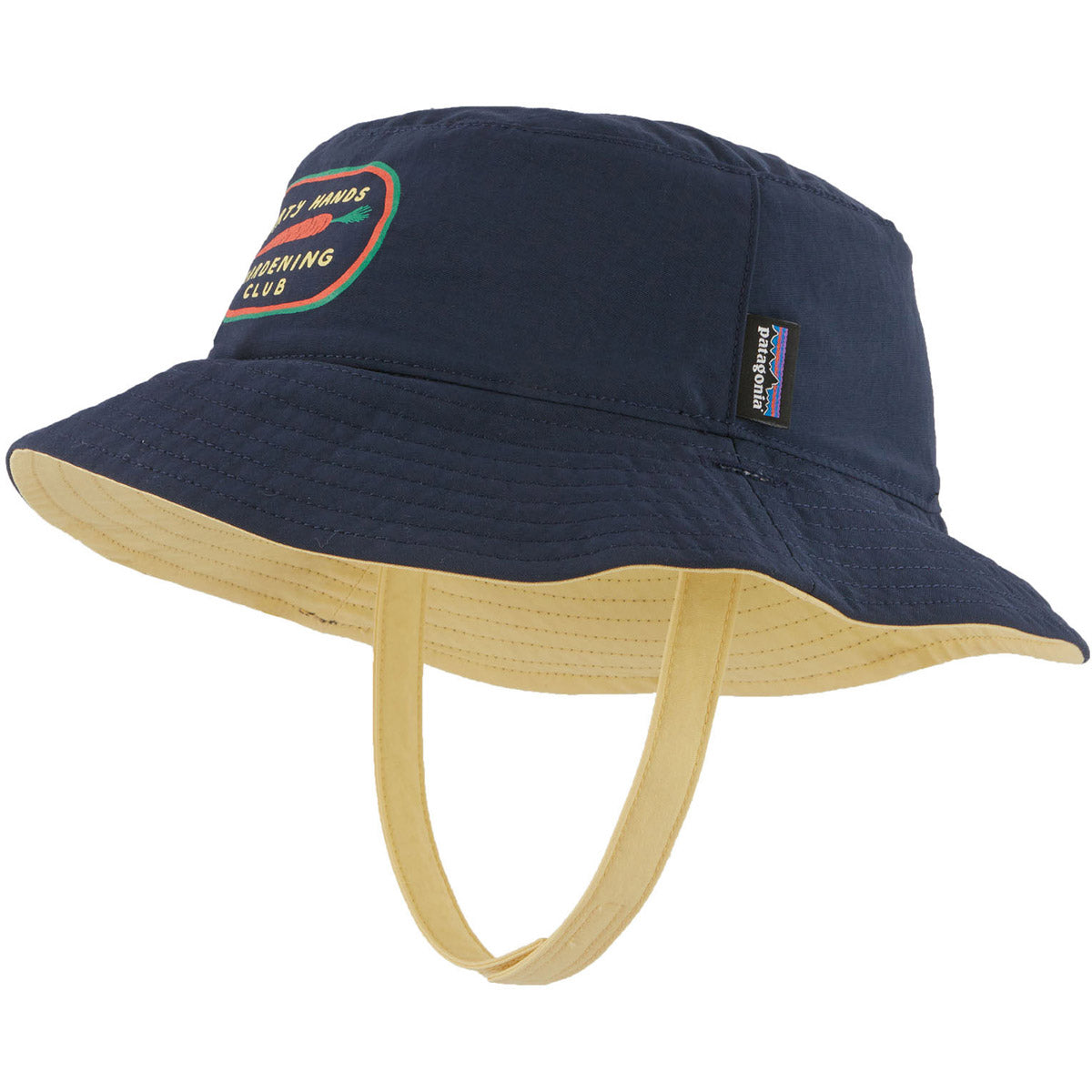 Patagonia Baby Sun Bucket Hat Garden Club: New Navy