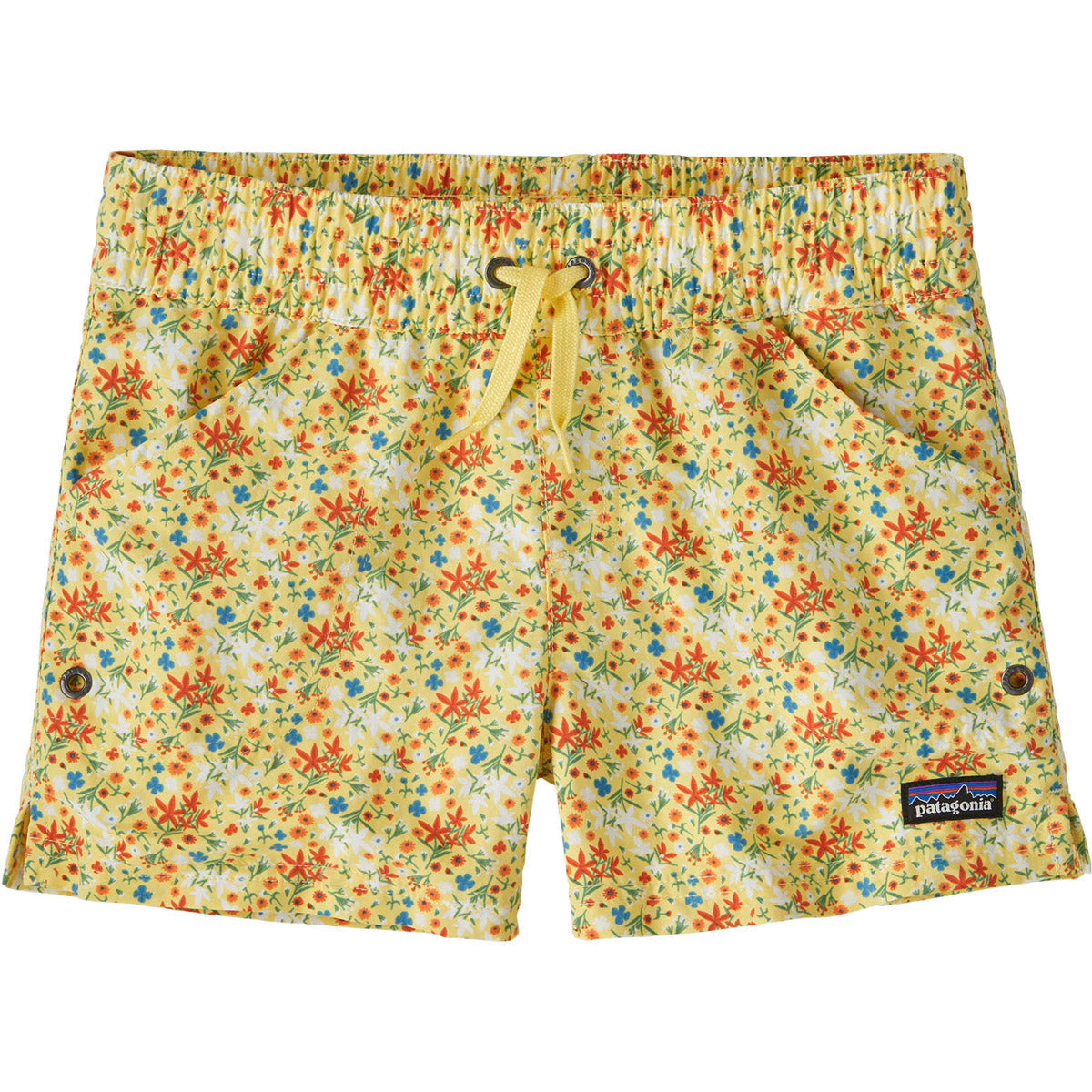 Patagonia Kids' Costa Rica Baggies Shorts 3 " - Unlined ittle Isla: Milled Yellow / L