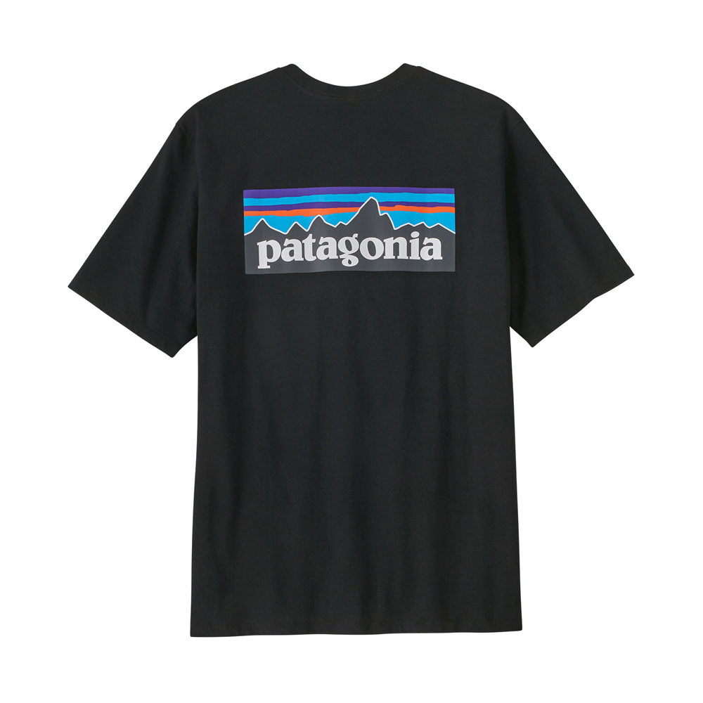 Patagonia Mens P-6 Logo Responsibili-Tee Black