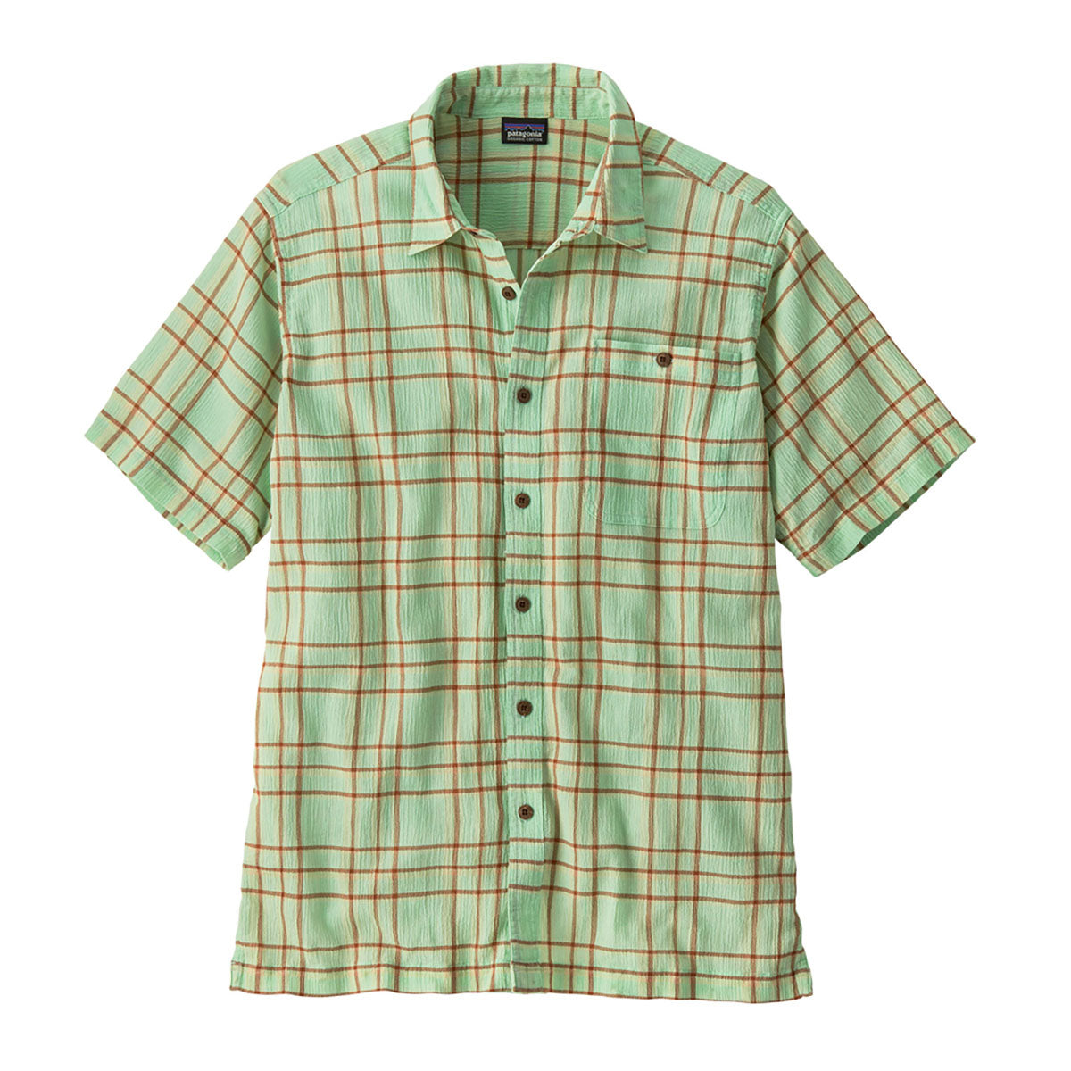 Patagonia Mens A/C Shirt Bloom: Rinsed Green