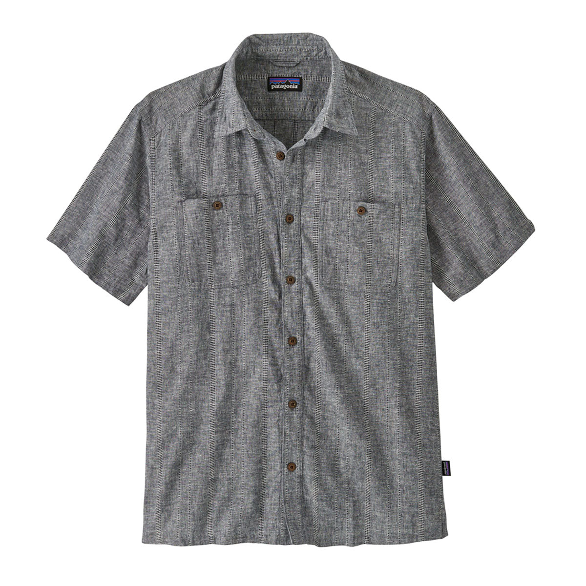 Patagonia Mens Back Step Shirt Swell Dobby: New Navy