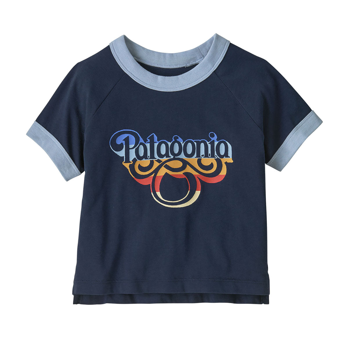 Patagonia Baby Ringer T-Shirt Range Rambler: New Navy