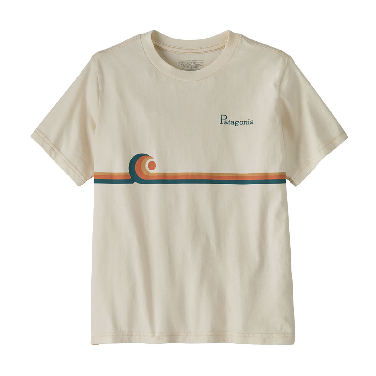 Patagonia Kids Graphic T-Shirt welldrifter Stripe: Undyed Natural / S
