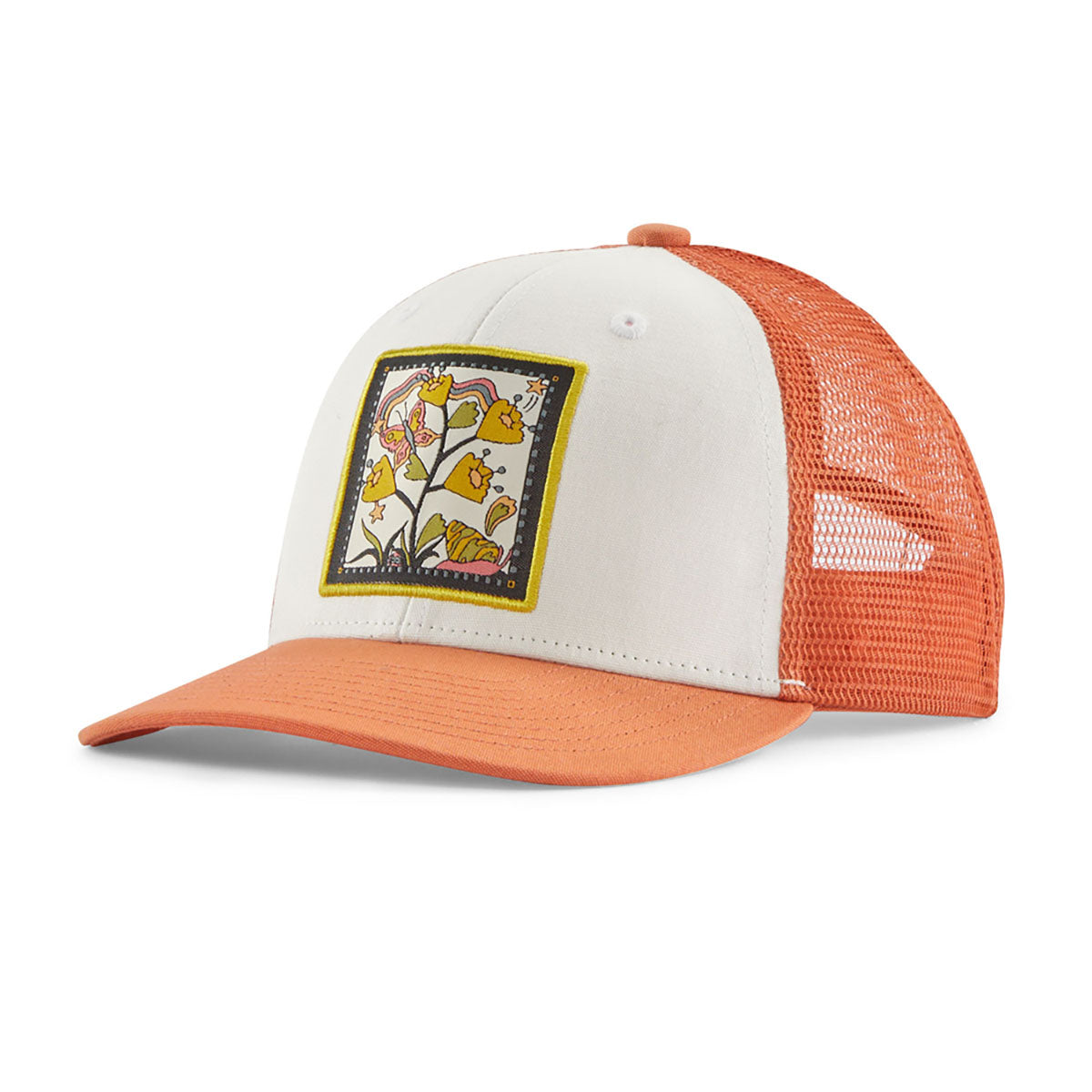 Patagonia Kids Trucker Hat Butterfly Bows: Birch White