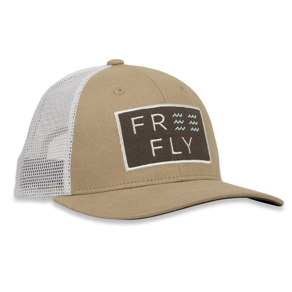 Free Fly Apparel Wave Snapback 107 Khaki