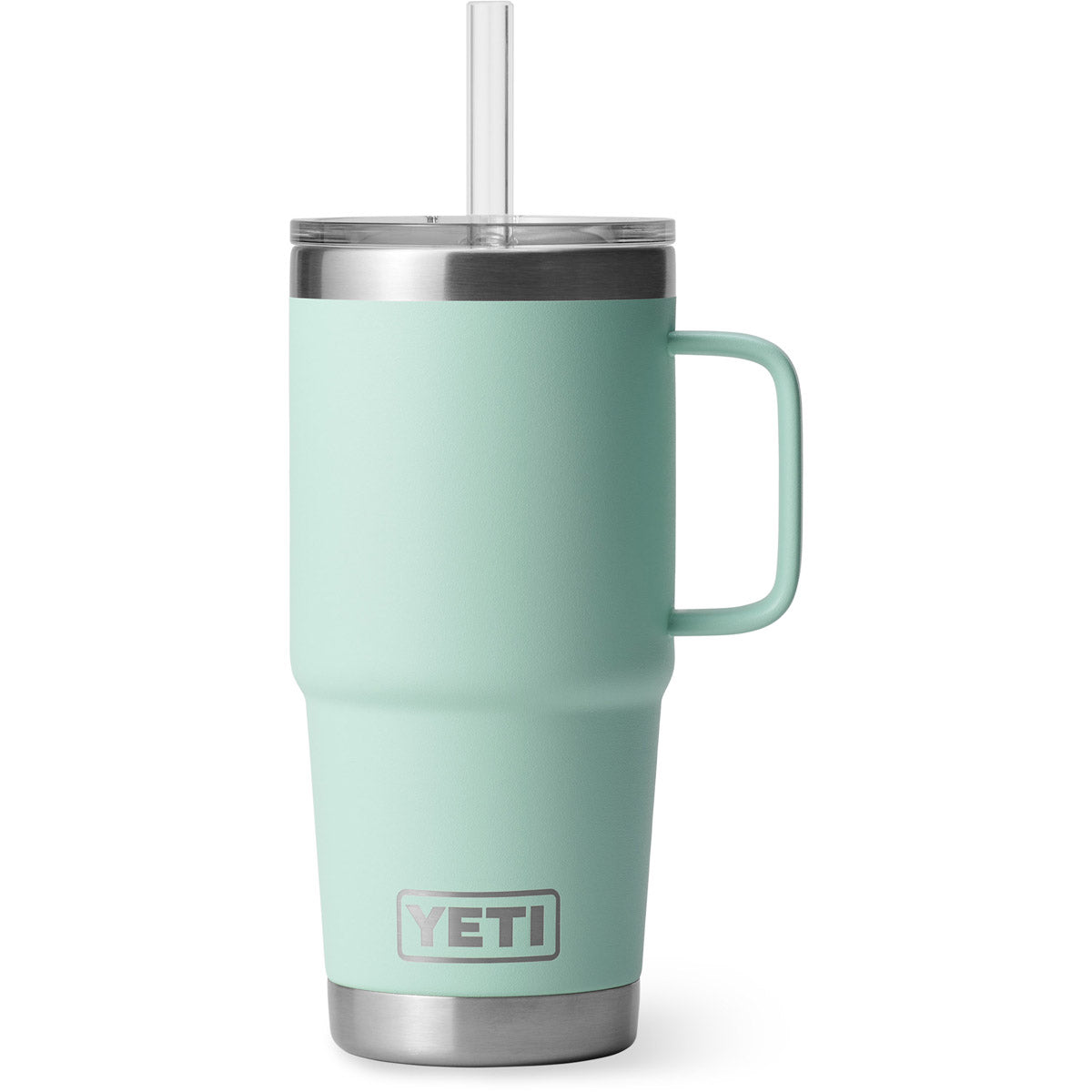Yeti Rambler 25oz Straw Mug Seafoam