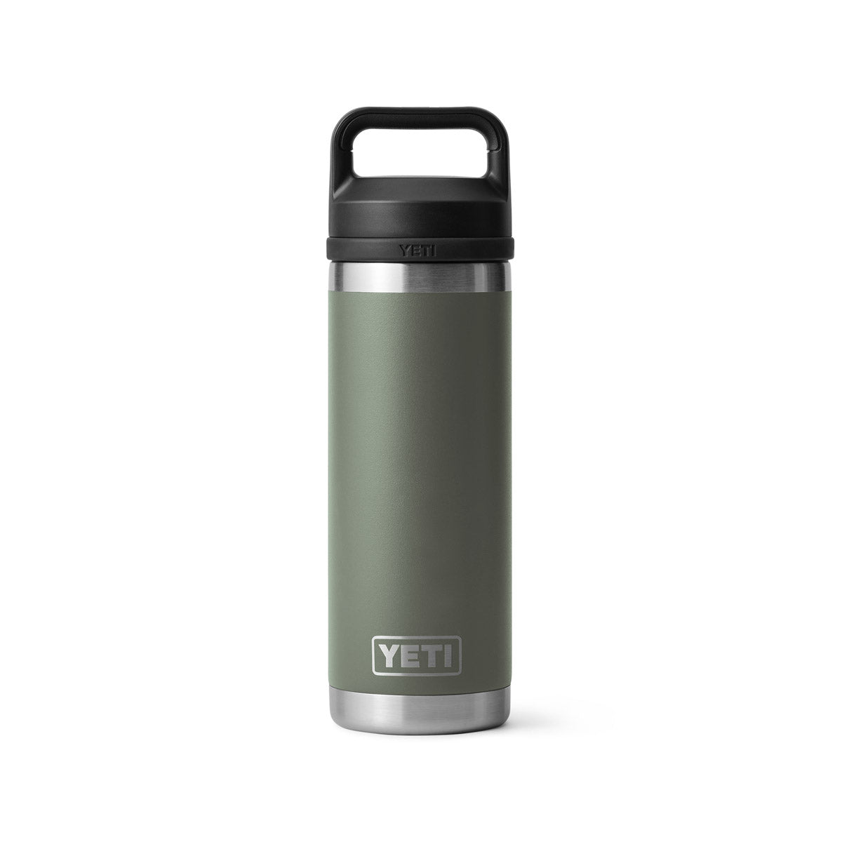 Yeti Rambler 18 oz Bottle with Chug Cap Camp Green