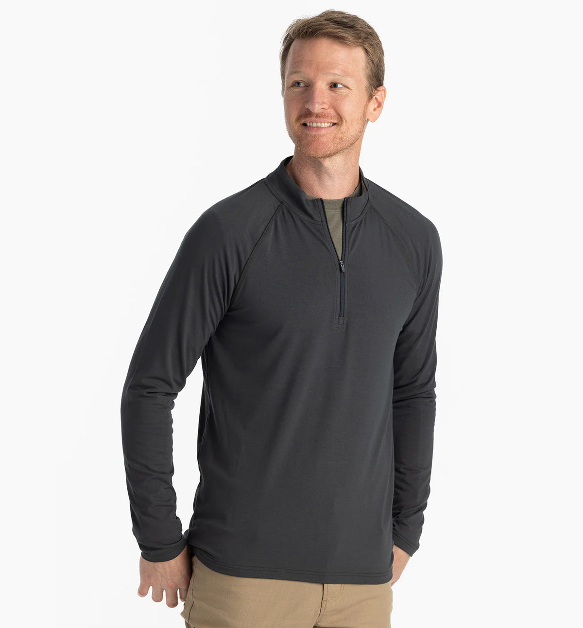 Free Fly Apparel Men&#39;s Bamboo Flex Quarter Zip