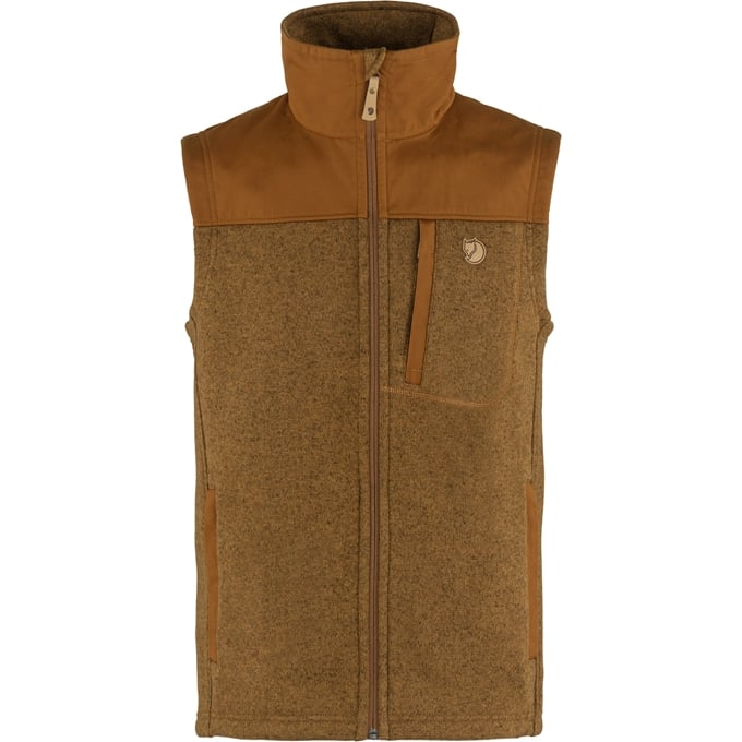 Fjallraven Mens Buck Fleece Vest 230 Chestnut