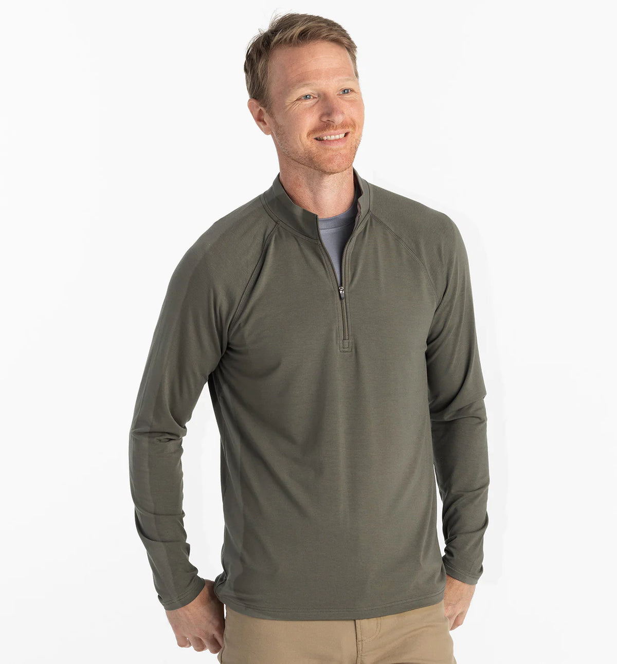 Free Fly Apparel Men&#39;s Bamboo Flex Quarter Zip