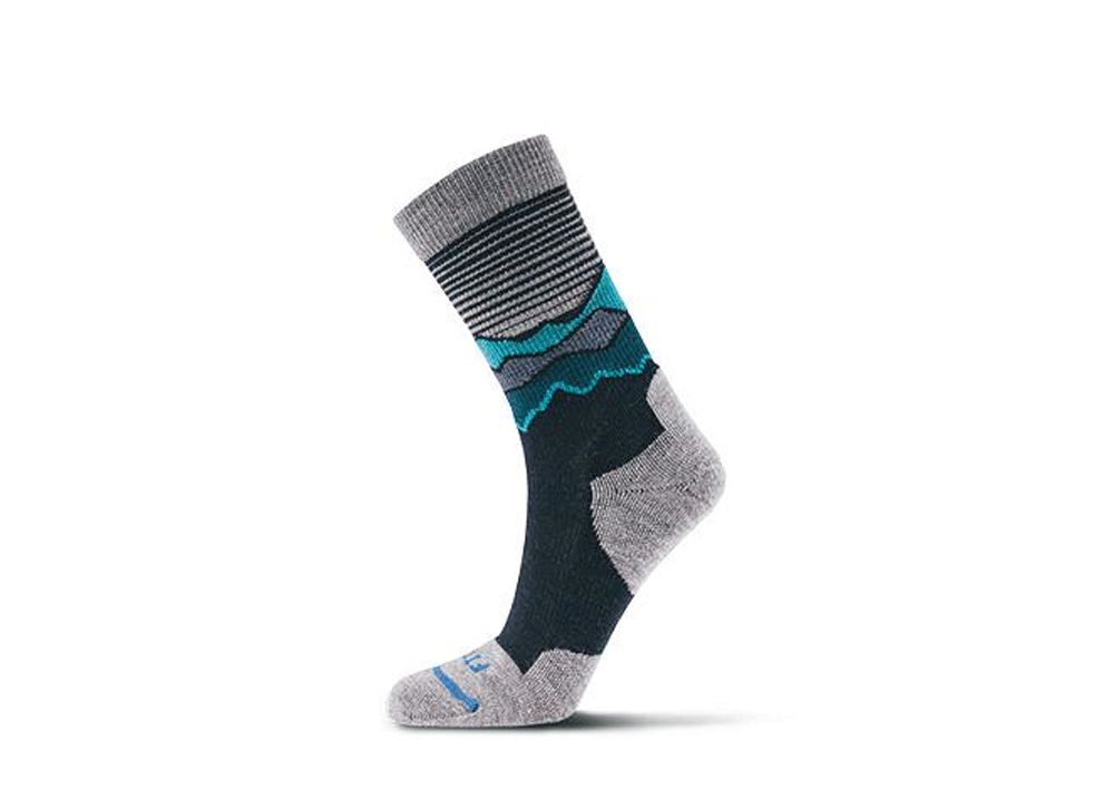 Fits Light Hiker Solid Crew Socks Forest