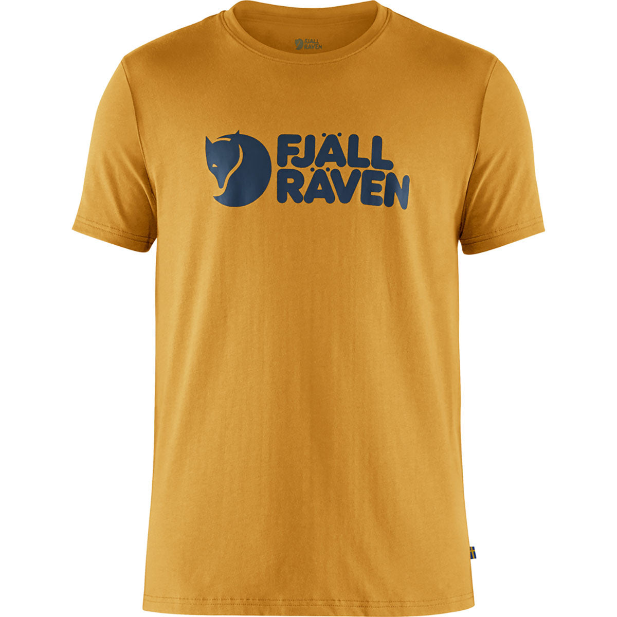 Mens Fjallraven Logo T-shirt Ochre
