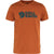Mens Fjallraven Logo T-shirt Terracotta Brown
