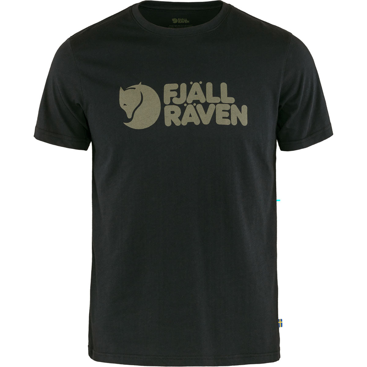 Mens Fjallraven Logo T-shirt Black