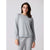 Free Fly Apparel Womens Bamboo Lightweight Fleece Crew Light Heather Grey