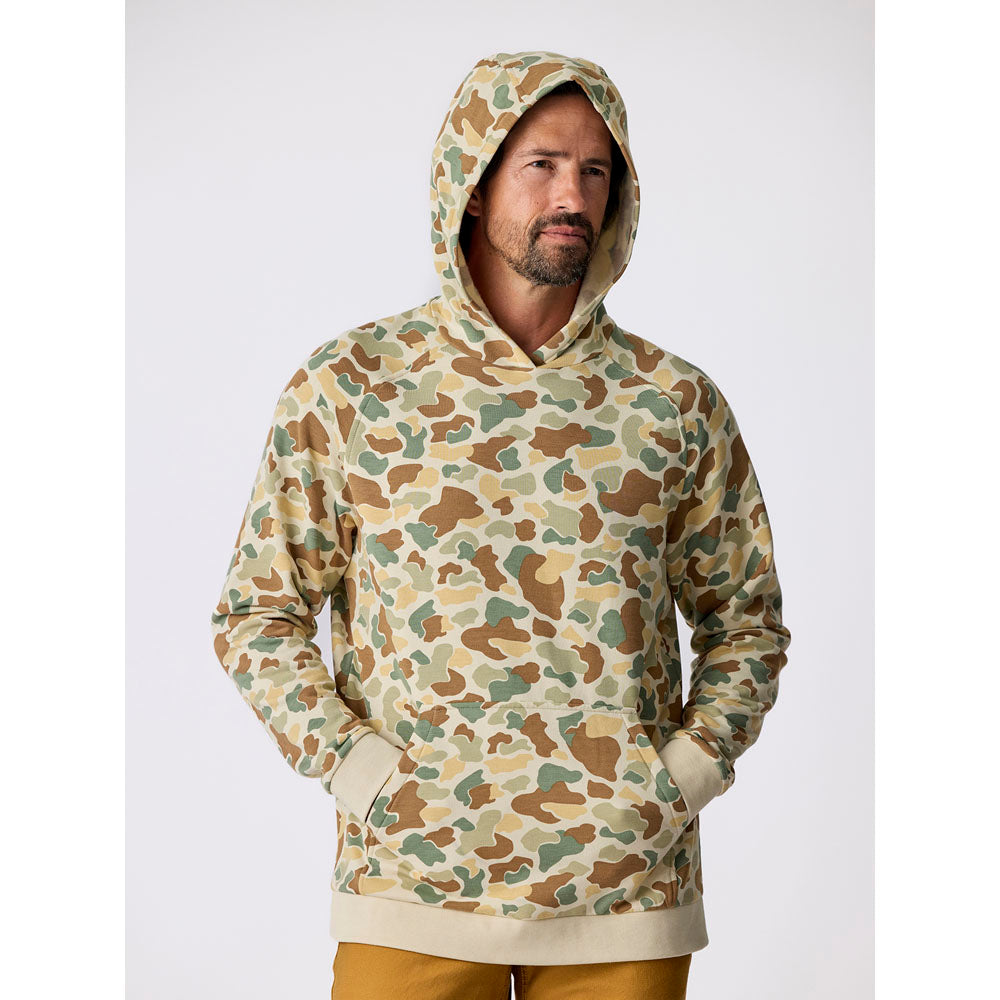 Free Fly Apparel Mens Bamboo Lightweight Fleece Hoodie Vintage Camo