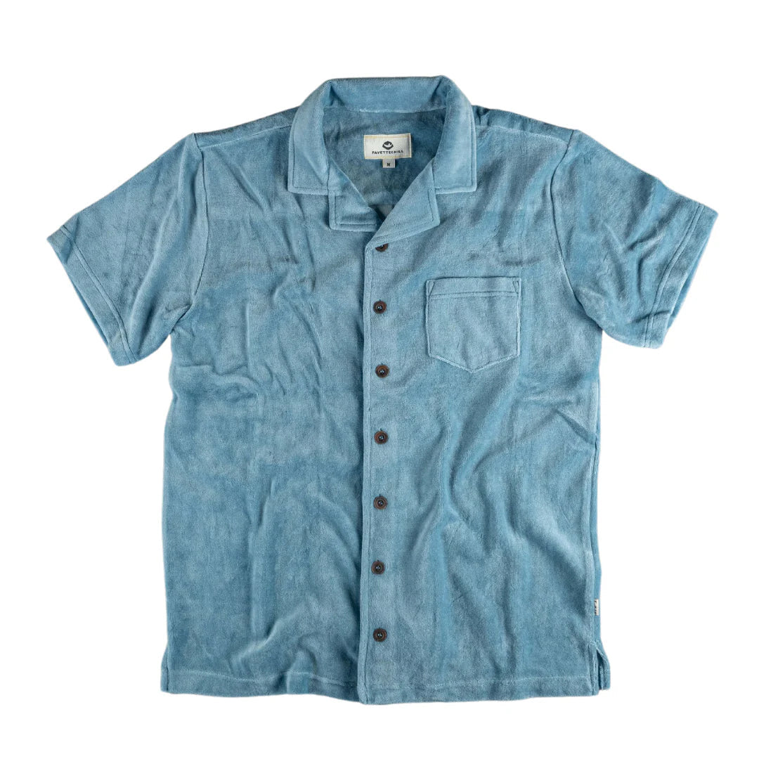 Fayettechill Men's Greers Terry Shirt Icy Blue