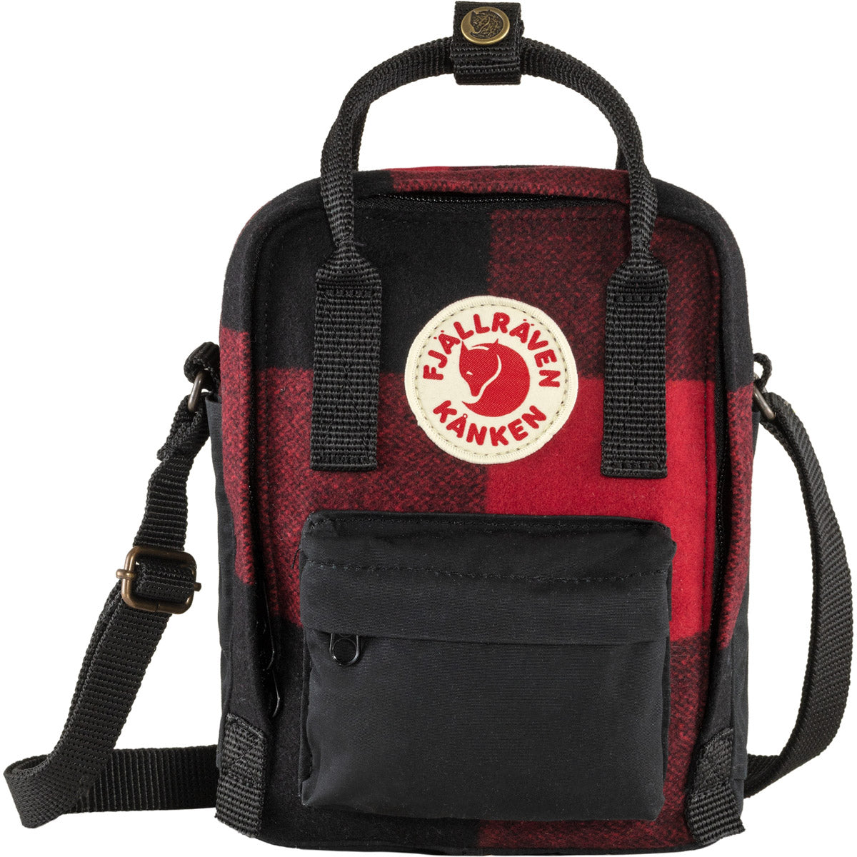 Fjallraven Kanken Re-Wool Sling Red/Black