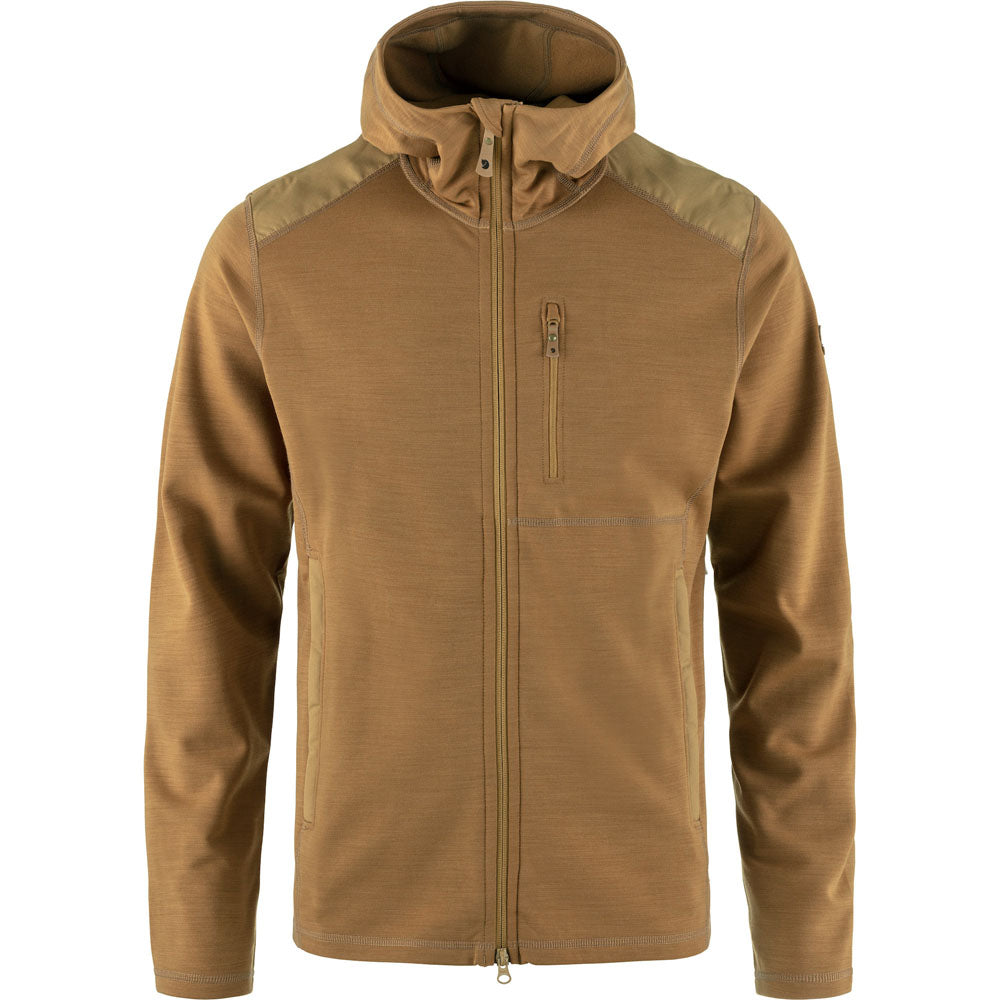 Fjallraven Men's Keb Fleece Hoodie Buckwheat Brown