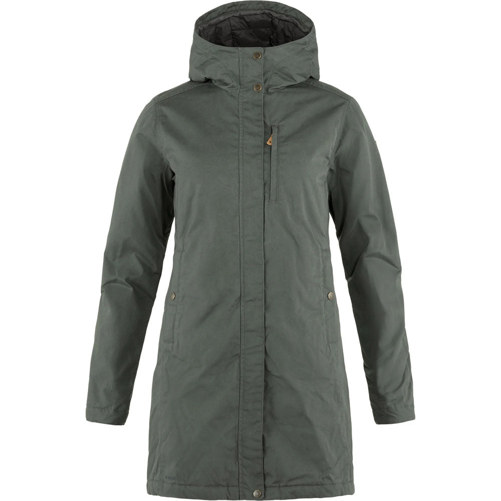 Fjallraven Women&#39;s Kiruna Padded Parka Basalt