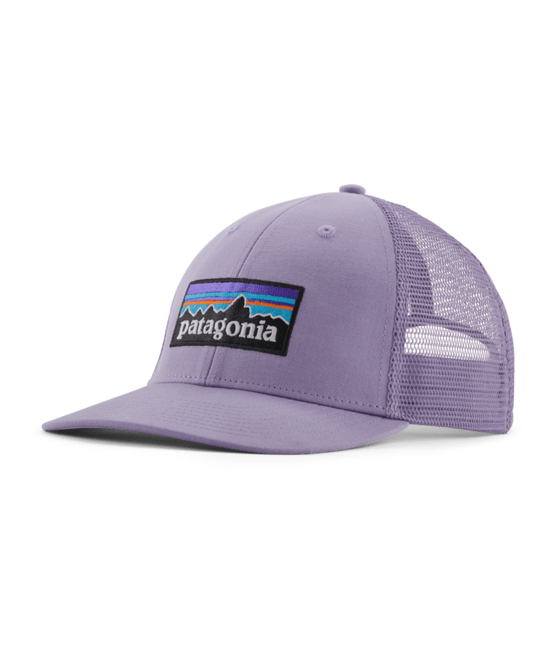 Patagonia P-6 Logo LoPro Trucker Hat CNPL Concrete Purple