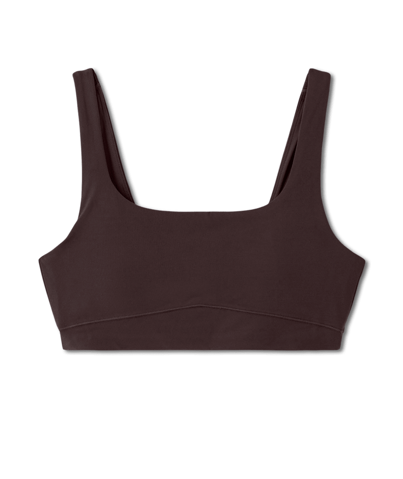 Womens Vuori AllTheForm Bra FRL French Roast Tonal