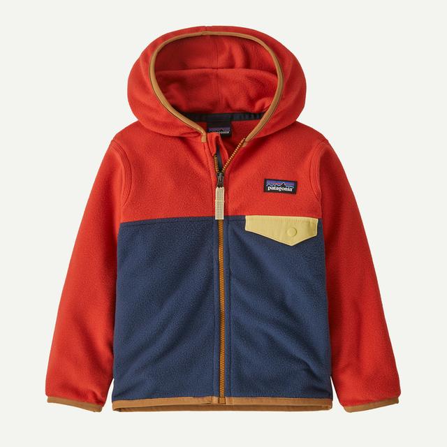 Patagonia Baby Micro D Snap-T Jacket NVMR New Navy w/Madder Red