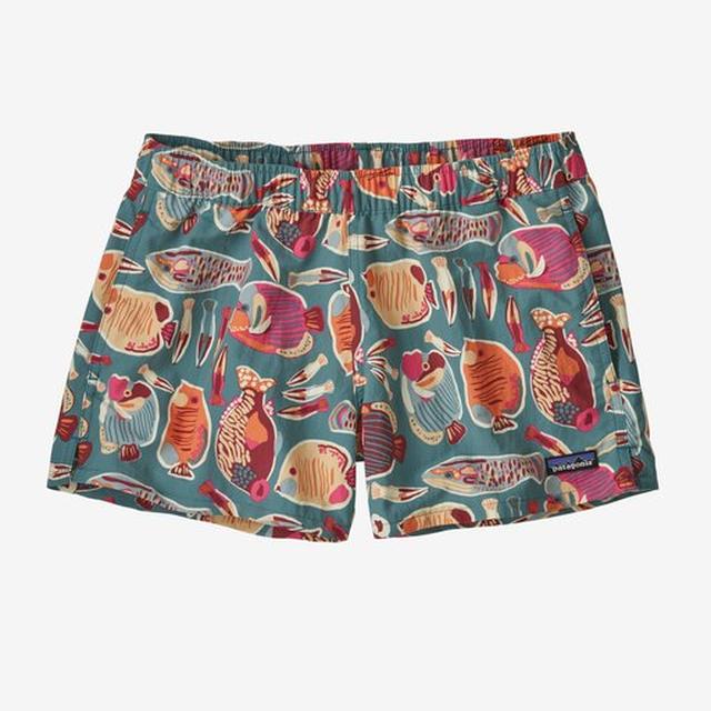 Patagonia Womens Barely Baggies Shorts - 2 1/2 in. WRWE Wrasse: Wetland Blue