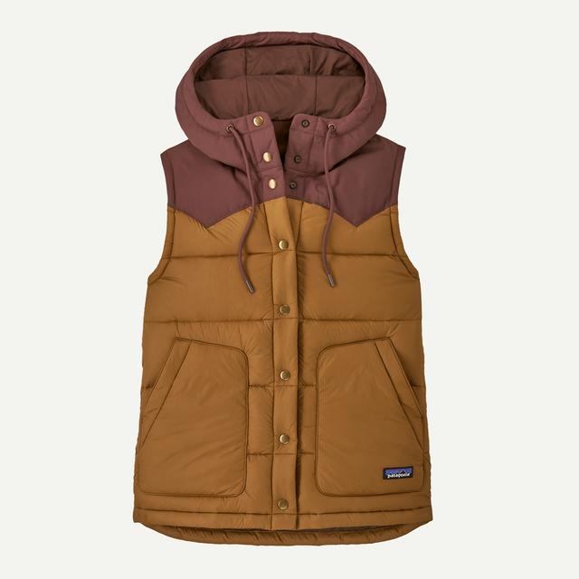 Patagonia Womens Bivy Hooded Vest SHBN Shelter Brown