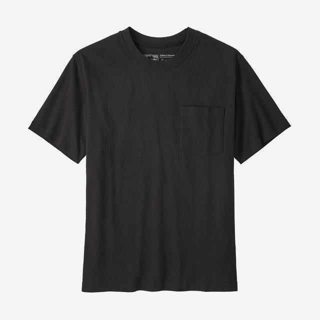 Patagonia M Cotton in Conversion MW Pocket Tee BLK Black